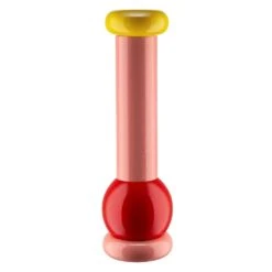 Alessi Sottsass Maustemylly, Iso, Punainen - Pinkki - Keltainen
