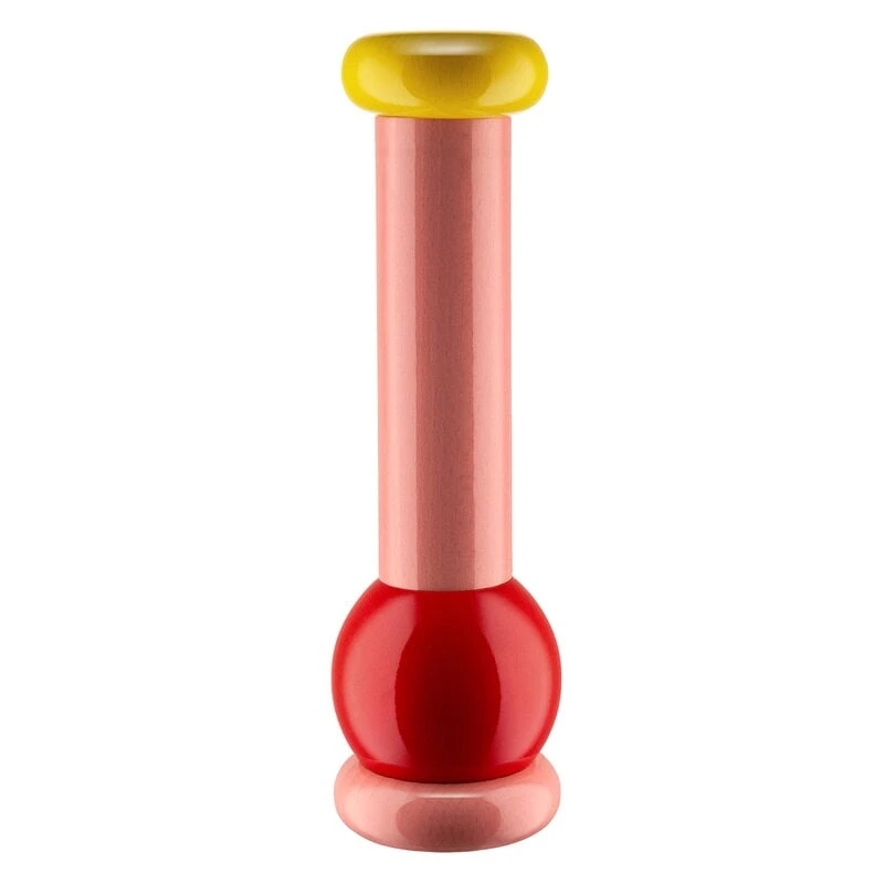 Alessi Sottsass Maustemylly, Iso, Punainen - Pinkki - Keltainen 3 Alessi Sottsass Maustemylly, Iso, Punainen - Pinkki - Keltainen