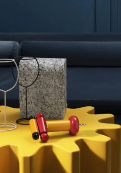 Alessi Sottsass Korkkiruuvi, Keltainen - Punainen - Musta -Stelton Myynti 15 Alessi ES17 V