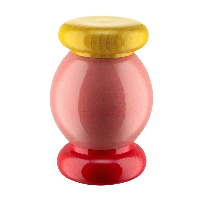 Alessi Sottsass Maustemylly, Pieni, Pinkki - Keltainen - Punainen 3 Alessi Sottsass Maustemylly, Pieni, Pinkki - Keltainen - Punainen