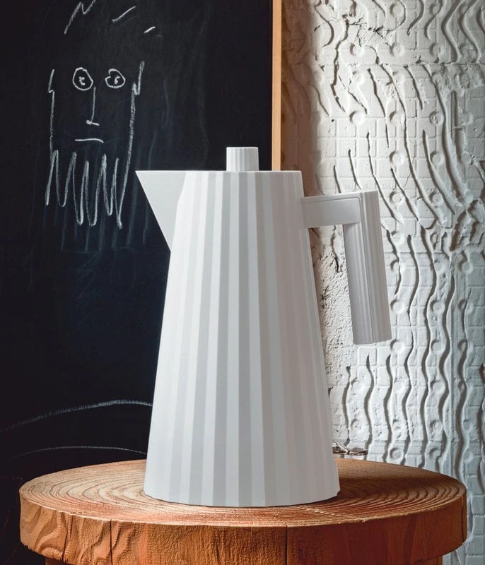 Alessi Plissé Vedenkeitin 1,7 L, Valkoinen 8 Alessi Plissé Vedenkeitin 1,7 L, Valkoinen - Image 6