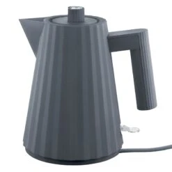 Alessi Plissé Vedenkeitin 1 L, Harmaa