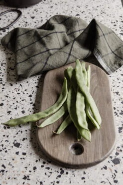 Ferm LIVING Hale Keittiöpyyhe, Vihreä - Musta -Stelton Myynti 46 3341