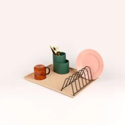 HAY Dish Drainer Kuivausteline, Antrasiitti -Stelton Myynti Dish Drainer Tray powder