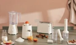 Alessi Plissé Sitruspuristin, Valkoinen -Stelton Myynti EL APPL PLISSE AMB 02 28129