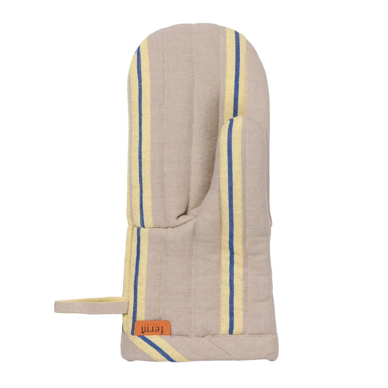 Ferm LIVING Hale Uunikinnas, Beige - Keltainen - Sininen 2 Ferm LIVING Hale Uunikinnas, Beige - Keltainen - Sininen