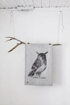 Lapuan Kankurit Huuhkaja X Teemu Järvi Keittiöpyyhe -Stelton Myynti lapuankankurit huuhkaja x teemu jarvi towel white black