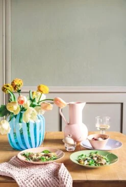 The Organic Company Big Waffle Keittiöliina/pyyhe, Vaalea Roosa -Stelton Myynti ruoka peruna sk5