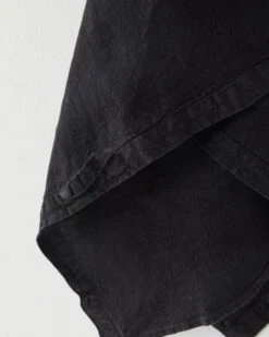 Tekla Pellava Astiapyyhe, Musta -Stelton Myynti teatowel 0005 GT black 115