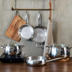 Heirol Belly Teräspannu, 24 Cm -Stelton Myynti teraskattila 4 l belly 2